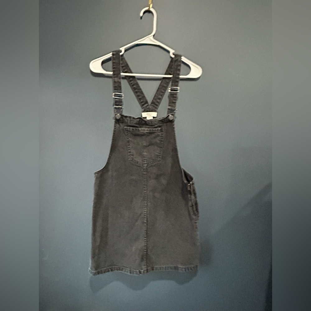 Forever 21 Black Denim Mini Dress